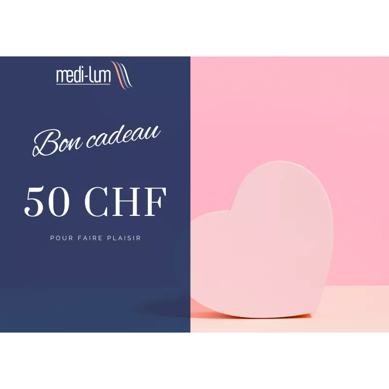 Bon Cadeau 50 CHF pour faire plaisir | Medi-Lum