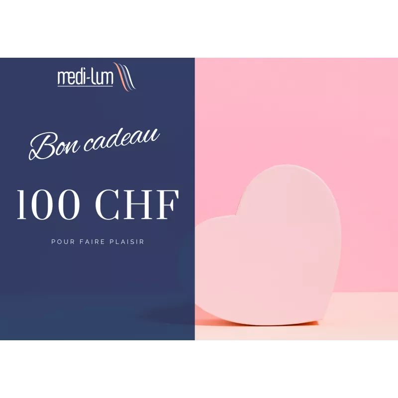 Bon Cadeau 100 CHF pour faire plaisir | Medi-Lum
