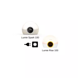 Pièce détachée adaptateur d'alimentation pour simulateur d'aube Lumie Spark et Rise 100.