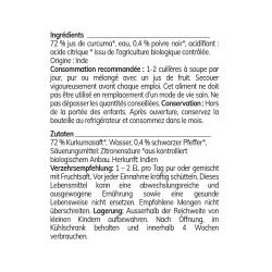 Bio-Kurkuma-Saft von BN Nutrition. Natürliches Antioxidans & Verdauung
