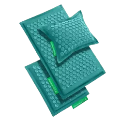 Pranamat Eco Set complet – Tapis, Coussin et Mini Tapis d’Acupression Naturels