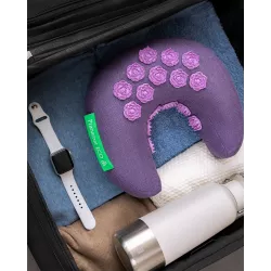 Reiseset Pranamat Eco – Mini-Matte & Kissen Moon für Massage und Entspannung – Natürliche Akupressur