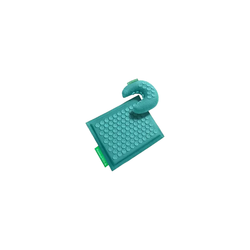 Set de voyage Pranamat Eco – Mini-tapis & coussin Moon pour massage et relaxation – Acupression naturelle